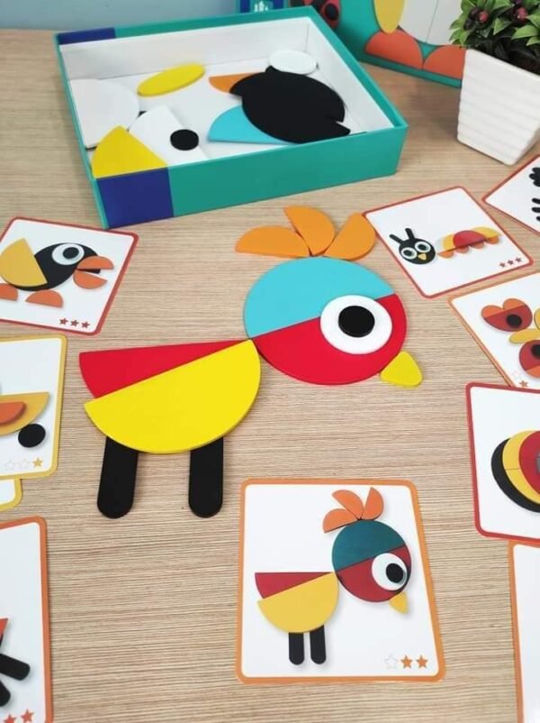 Medinė Montessori metodikos dėlionė