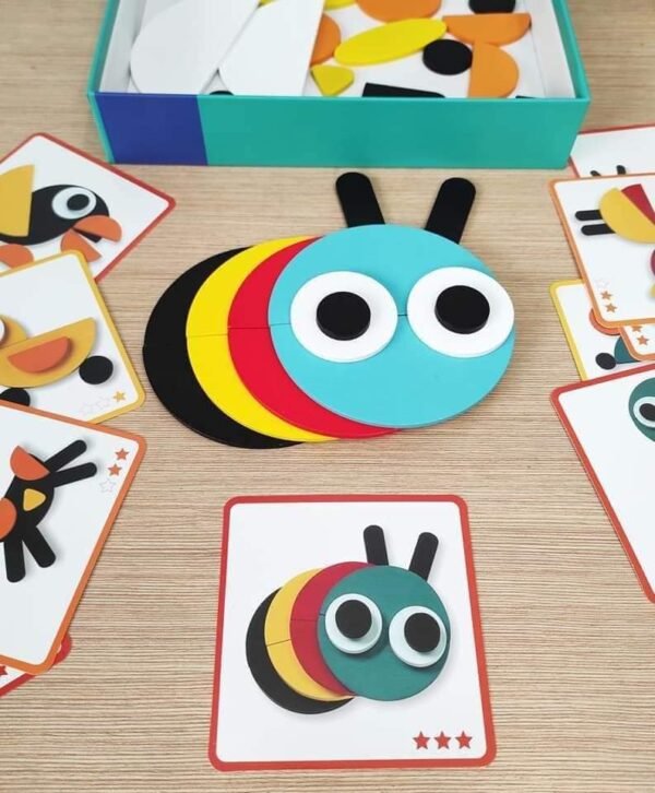 Medinė Montessori metodikos dėlionė