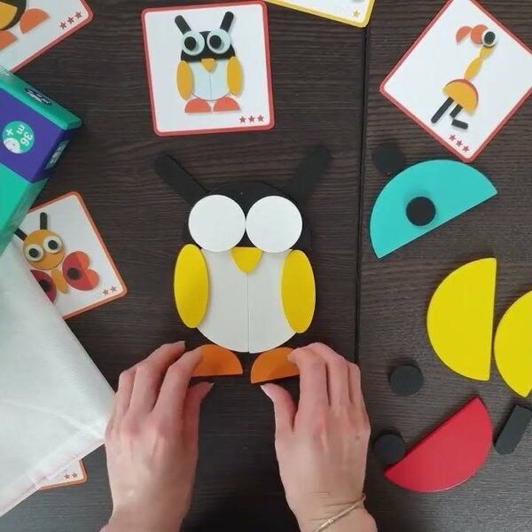 Medinė Montessori metodikos dėlionė