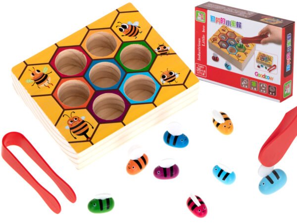 Montessori metodikos žaidimas Bitės