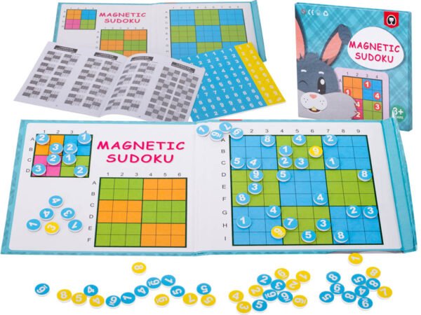 Gra-logiczna-lamiglowka-magnetyczne-sudoku-104329 Magnetinis Sudoku žaidimas