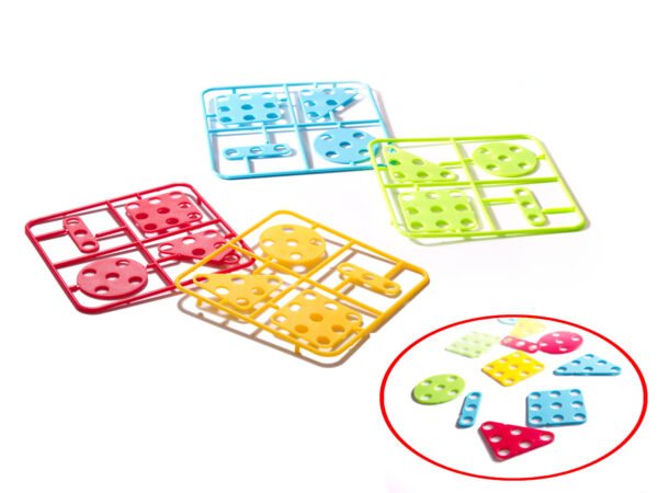 Puzzle Klocki w walizce + wkrętarka 151 el 4 Konstruktorius su veikiančiu suktuku (237 dalys)