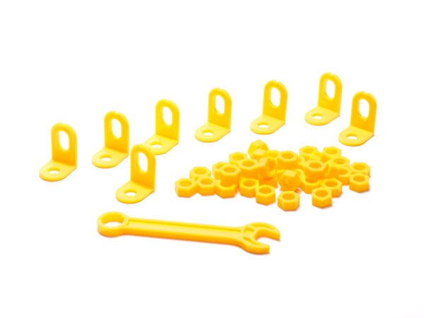 Puzzle Klocki w walizce 4w1 + wkrętarka 237el 7 Konstruktorius su veikiančiu suktuku (237 dalys)