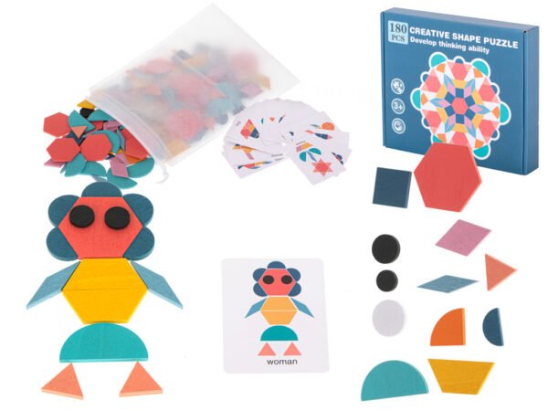 Puzzle-drewniane-ukladanka-montessori-180el-102889 Montessori metodikos medinė dėlionė (180 dalių)