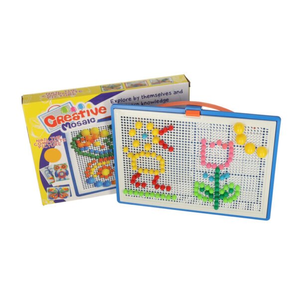 Puzzle-pinezki-grzybki-296szt-109877 Mozaikos rinkinys (296 detalės)