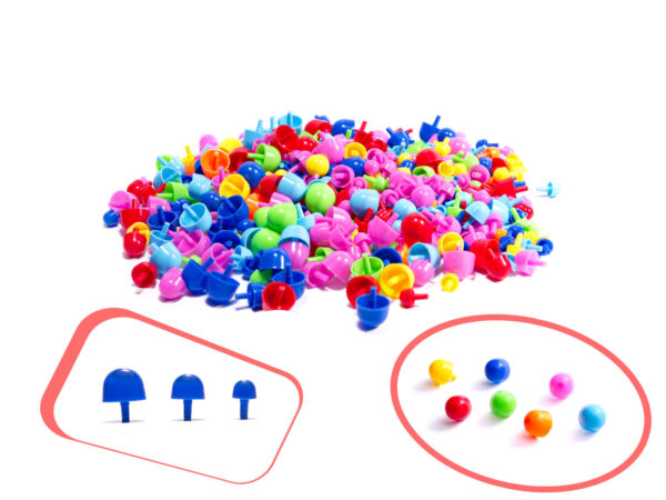 Puzzle pinezki grzybki + nauka szycia zestaw 603el 5 Didelis lavinamasis mozaikos ir varstymo rinkinys