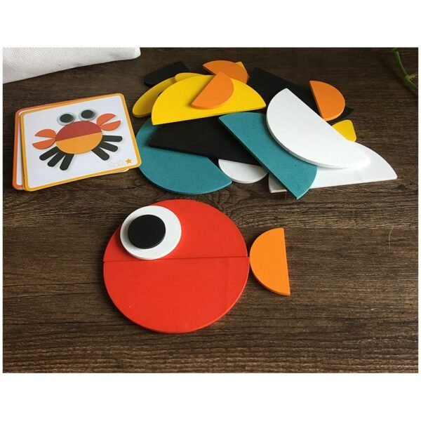 Medinė Montessori metodikos dėlionė