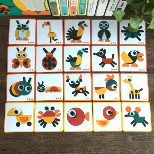 Medinė Montessori metodikos dėlionė