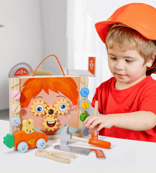 Meistro įrankių rinkinys dėžutėje