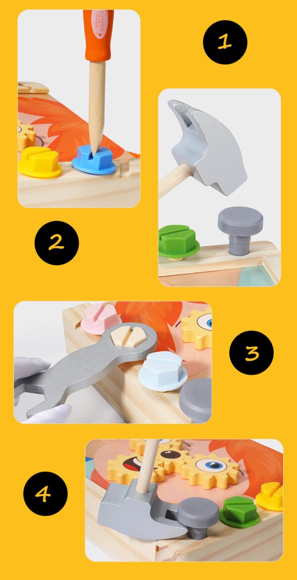 Meistro įrankių rinkinys dėžutėje