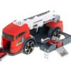 Sunkvežimis- transformeris su automobilių stovėjimo aikštele