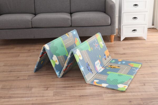 dvipusis-sulankstomas-kilimelis-zoologijos-sodas-ir-transportas-price_reference Dvipusis sulankstomas putplasčio kilimėlis Gyvūnėliai/miestas (200x150x1cm)