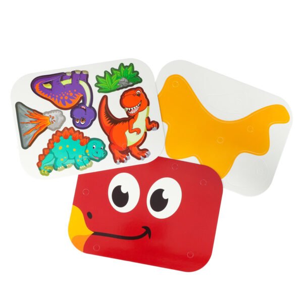 Klocki-konstrukcyjne-ukladanka-w-walizce-kreatywna-mozaika-wkretarka-dinozaur-154135 Edukacinis konstruktorius Dinozaurai
