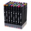 Markery-dwustronne-alkoholowe-w-etui-48-podstawka-107638(2) Dvipusiai markeriai (48 vnt.)
