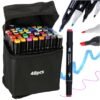 Markery-dwustronne-alkoholowe-w-etui-48-podstawka-141456 Dvipusiai markeriai (48 vnt.)