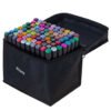 Markery-dwustronne-alkoholowe-w-etui-80-podstawka-107646(1) Dvipusiai markeriai (80 vnt.)