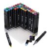 Markery-dwustronne-alkoholowe-w-etui-80-podstawka-107647(1) Dvipusiai markeriai (80 vnt.)