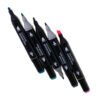 Markery-dwustronne-alkoholowe-w-etui-80-podstawka-107655(1) Dvipusiai markeriai (80 vnt.)
