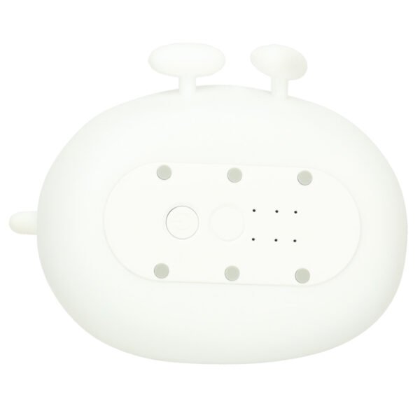 Lampka-nocna-dla-dzieci-silikonowa-na-baterie-biala-RGB-chmurka-155698 Silikoninė lempa vaikams Debesėlis