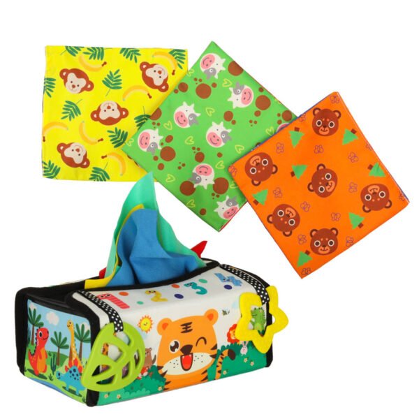 Sorter-pudelko-z-chusteczkami-sensoryczne-montessori-mata-2w1-170681 Sensorinė servetėlių dėžutė