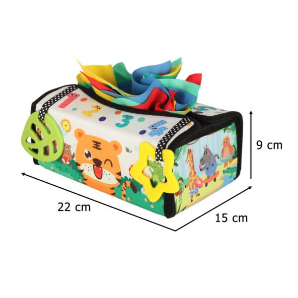 Sorter-pudelko-z-chusteczkami-sensoryczne-montessori-mata-2w1-170693 Sensorinė servetėlių dėžutė