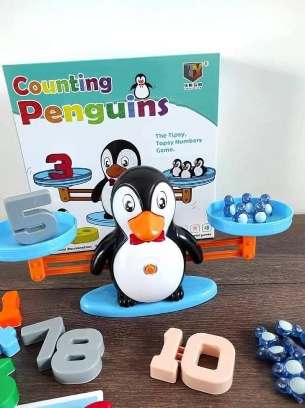 Edukacinės svarstyklės Pingvinas (pažeista pakuotė)