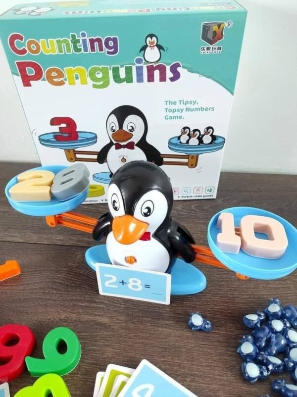 Edukacinės svarstyklės Pingvinas (pažeista pakuotė)