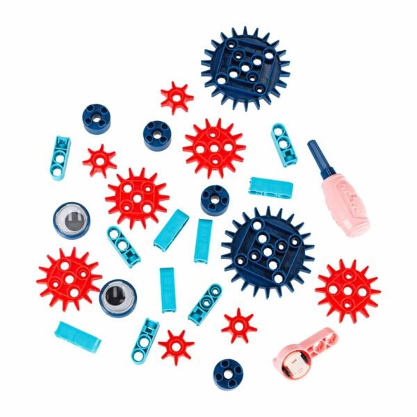 STEAM konstruktorius su varikliuku (116 dalių)