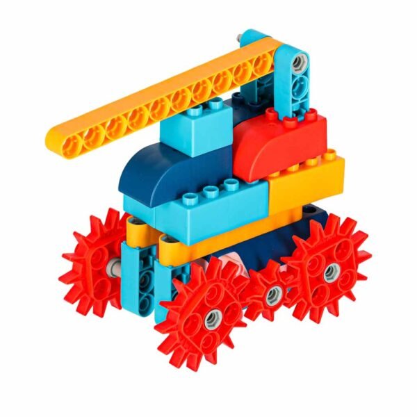 STEAM konstruktorius su varikliuku (116 dalių)