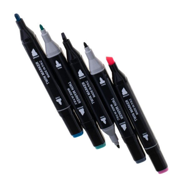 Dvipusiai markeriai (24 vnt.)