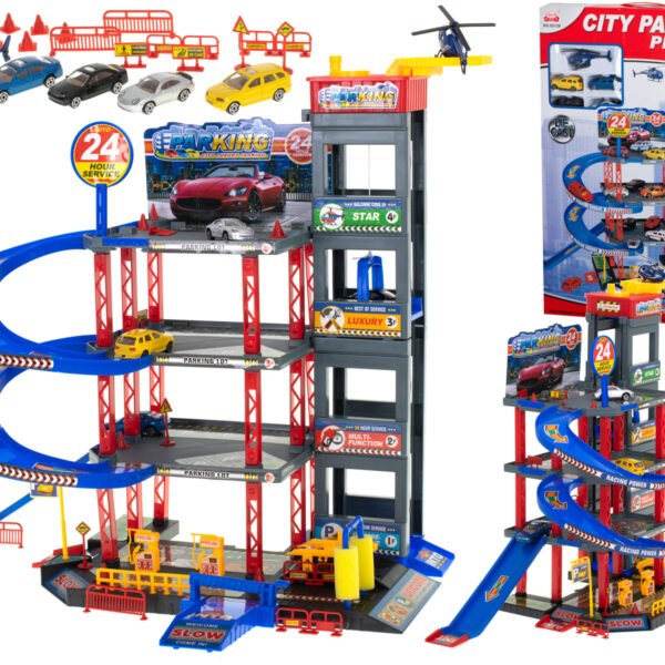 Daugiaaukštis parkingas su degaline ir plovykla