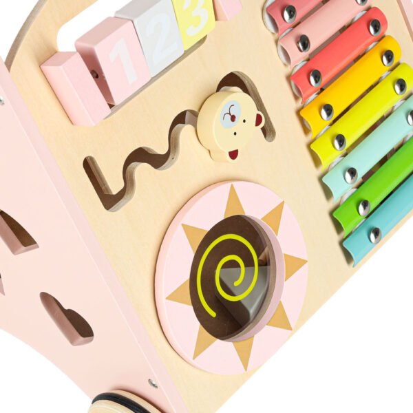 Medinis edukacinis stumdukas (rožinės spalvos)