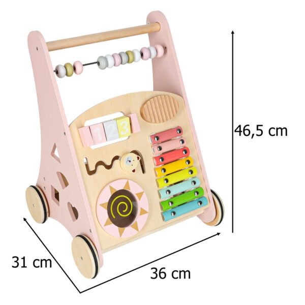 Medinis edukacinis stumdukas (rožinės spalvos)