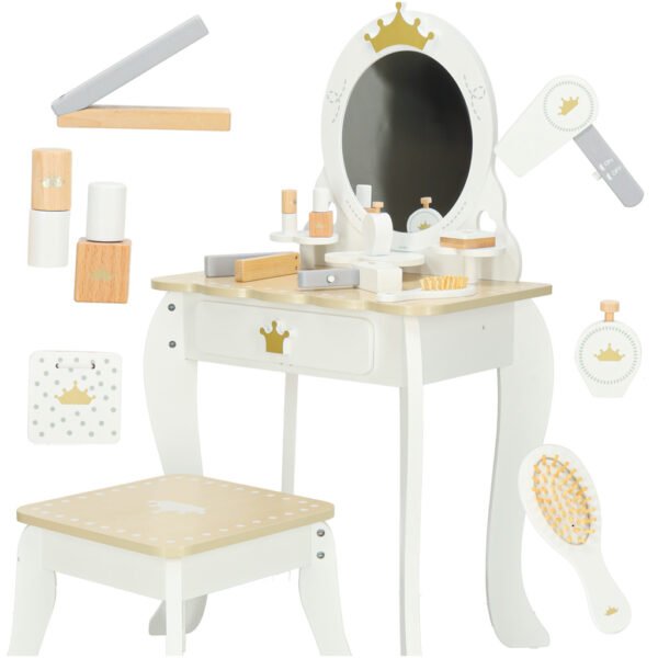 Medinis kosmetinis staliukas