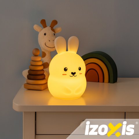 pol_pm_Lampka-nocna-RGB-z-pilotem-krolik-Izoxis-26204-18398_5 Naktinė LED lempa triušis