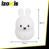 pol_pm_Lampka-nocna-RGB-z-pilotem-krolik-Izoxis-26204-18398_7 Naktinė LED lempa triušis