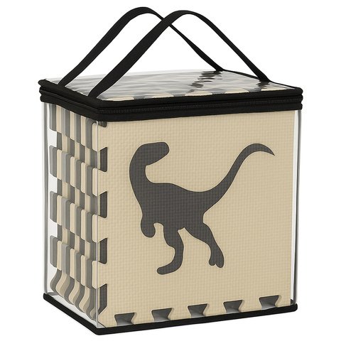 Putplasčio kilimėlis - dėlionė dinozaurai