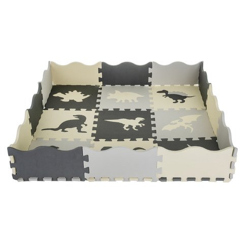 Putplasčio kilimėlis - dėlionė dinozaurai