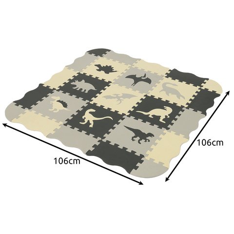 Putplasčio kilimėlis - dėlionė dinozaurai