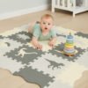 Putplasčio kilimėlis - dėlionė dinozaurai