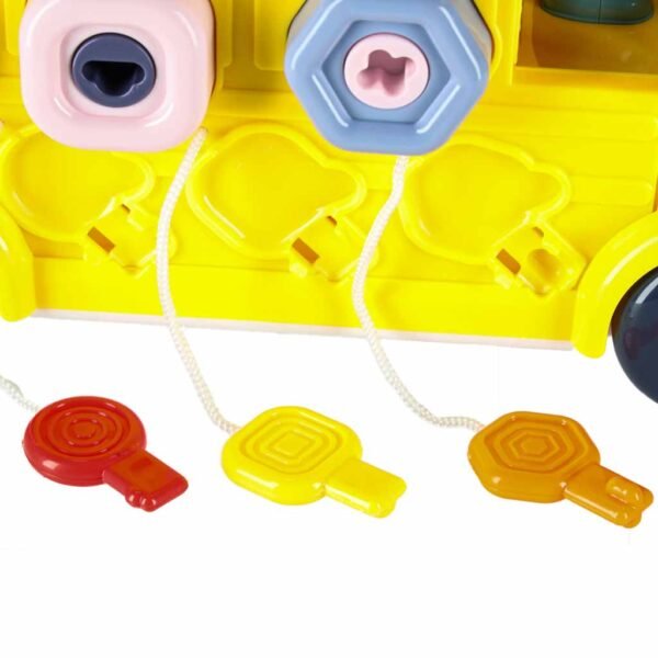 Edukacinis autobusas - konstruktorius vaikams (55 dalys)