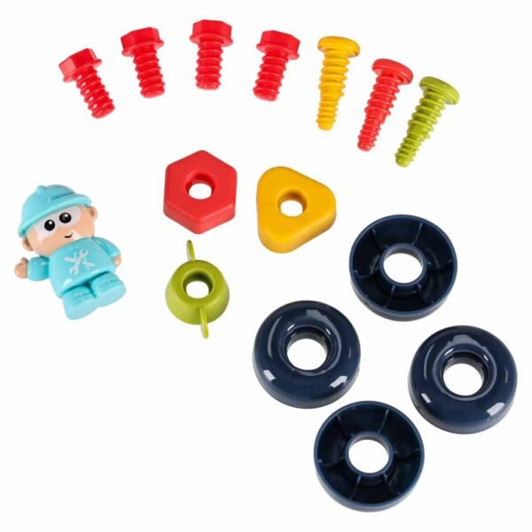 Edukacinis autobusas - konstruktorius vaikams (55 dalys)