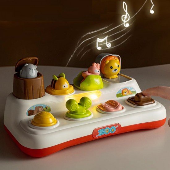 Interaktyvus žaislas Iššokantys gyvūnėliai