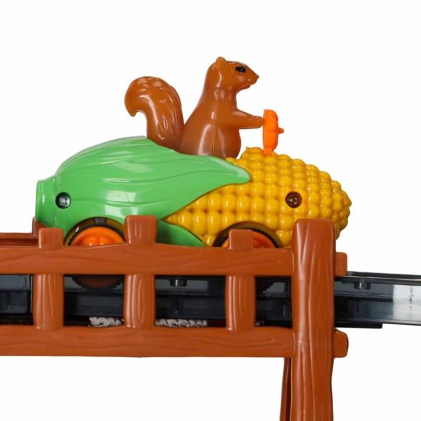 Magnetinė lenktynių trasa su automobiliu (153 dalys)