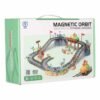 Magnetinė lenktynių trasa su automobiliu (153 dalys)