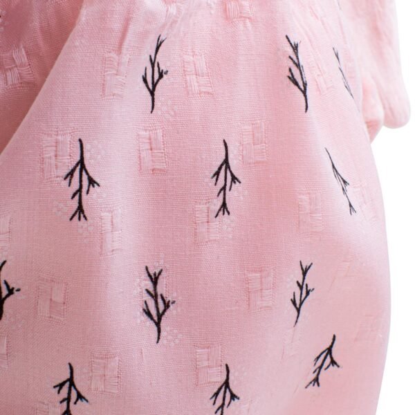 Rožinė pliušinė zuikutė su suknele (52 cm)