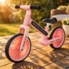 Šviečiantis balansinis dviratukas (rožinės spalvos)