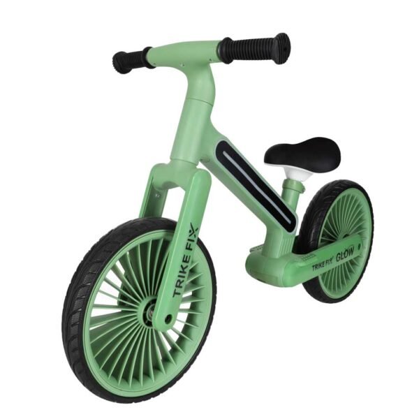 Šviečiantis balansinis dviratukas (žalios spalvos)
