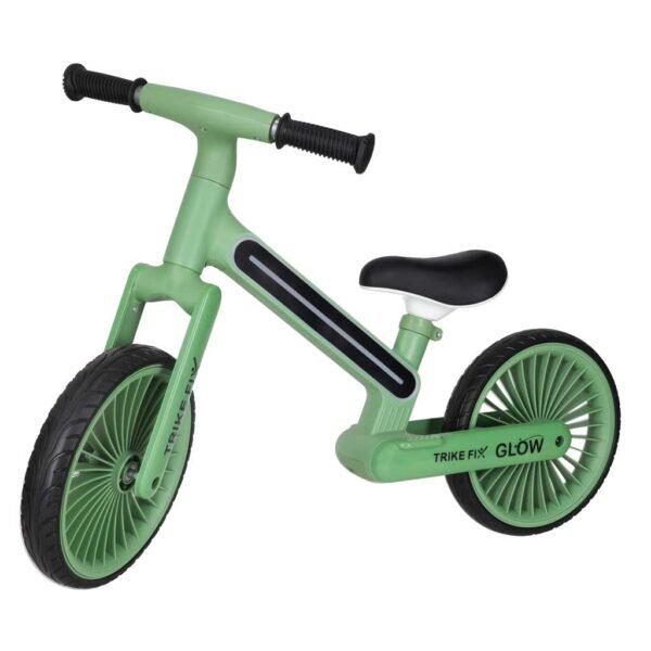 Šviečiantis balansinis dviratukas (žalios spalvos)