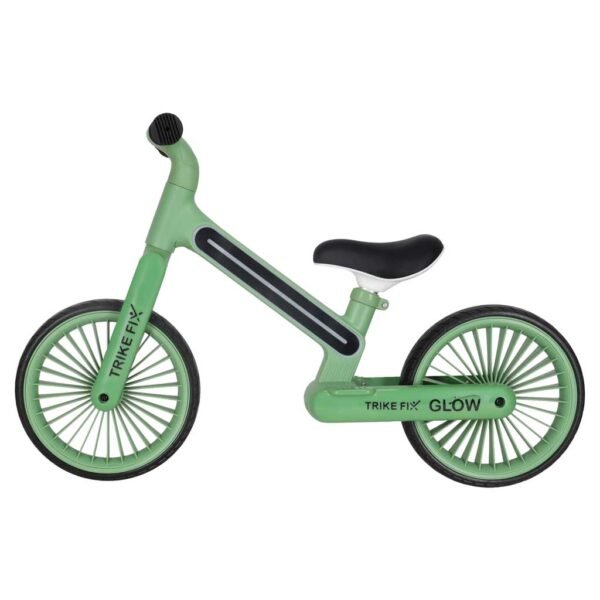 Šviečiantis balansinis dviratukas (žalios spalvos)